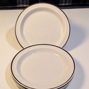 4 Royal Doulton Ting Side Plates Lambethware LS1012 Vintage 1974 England 6.5"